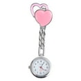 thumbnail image 4 of HEMOTON Heart Shaped Hanging Watch Made of Zinc Alloy for Daily Use Pink Waterproof and Durable 2.5 inches, 4 of 8