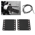 thumbnail image 4 of Motorcycle Leather Handlebar Hand Grip Covers Motorcycle Modification Accessories(Black), 4 of 10