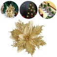 thumbnail image 2 of Adornos Flores Artificiales Con Clip Y Tallo 14 Cm para Árboles Navidad, 2 of 9