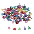 thumbnail image 4 of Assorted Color Pegs, Small Paper, Brass Paper Fasteners, Pastel Colored 5x5x10mm, 4 of 8