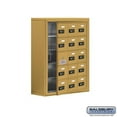 thumbnail image 1 of SalsburyIndustries 19158-15GSC Cell Phone Storage Locker With Front Access Panel - 5 Door High Unit, Gold, 1 of 1