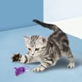 thumbnail image 2 of Cat Mouse Toy Soft Plush Pet Interactive Toy Kitten Teething Toy Cat Chew Toy, 2 of 10