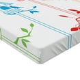 thumbnail image 2 of Ambesonne Colorful Fitted Sheet, Flying Bird Nest Roof, Twin XL Size, Multicolor, 2 of 3