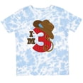 thumbnail image 3 of Inktastic Cowboy 3rd Birthday I'm Three Girls Toddler T-Shirt, 3 of 5