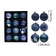 thumbnail image 3 of Set de adornos navideños inquebrantables de 12 piezas | Decoraciones de árbol navideño de plástico multiestilo – azul, dorado, rojo, verde menta, rosa | Ligero, fácil de colgar para casa, fiesta o, 3 of 6