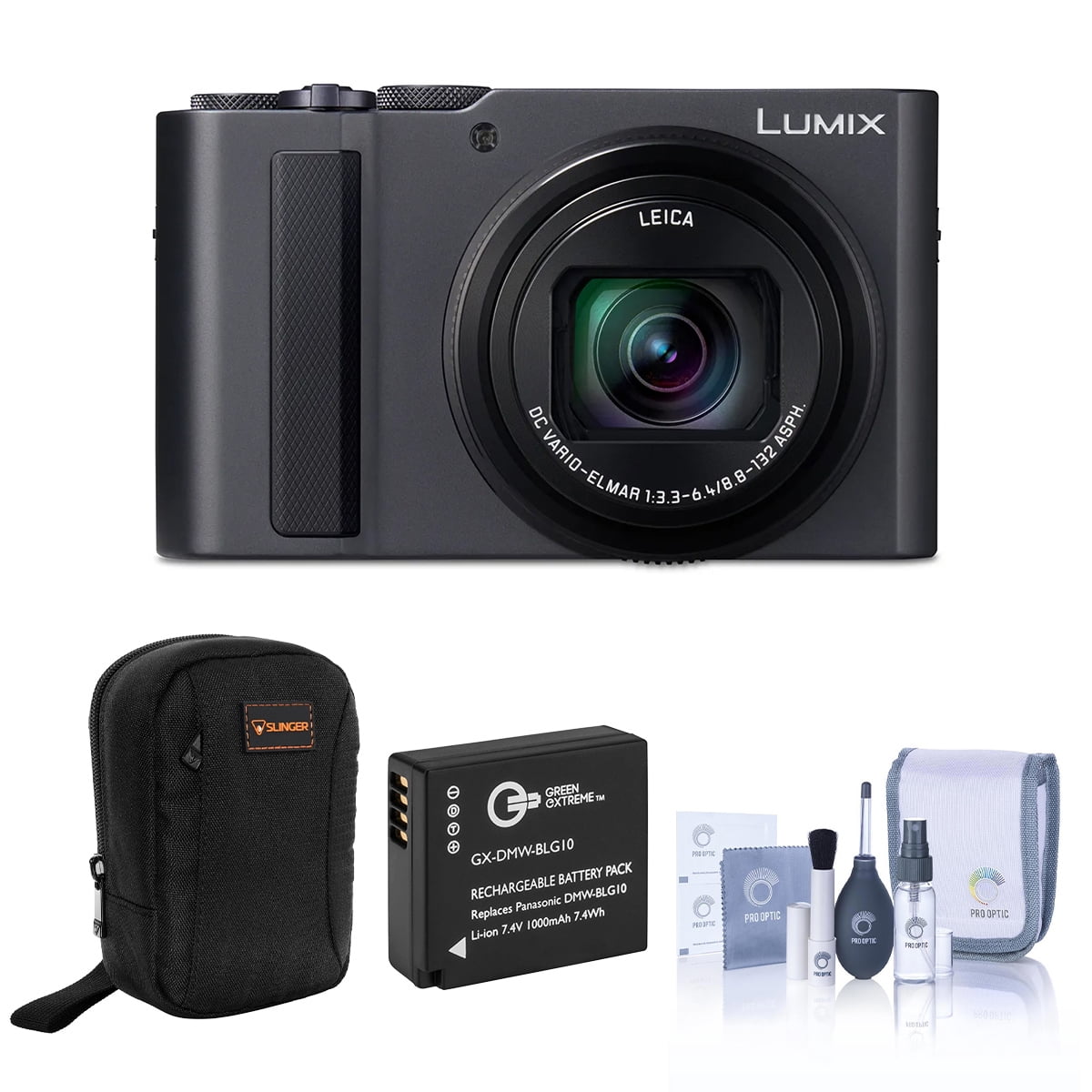 Panasonic LUMIX ZS300 4K Compact Digital Camera, Silver - Walmart.com