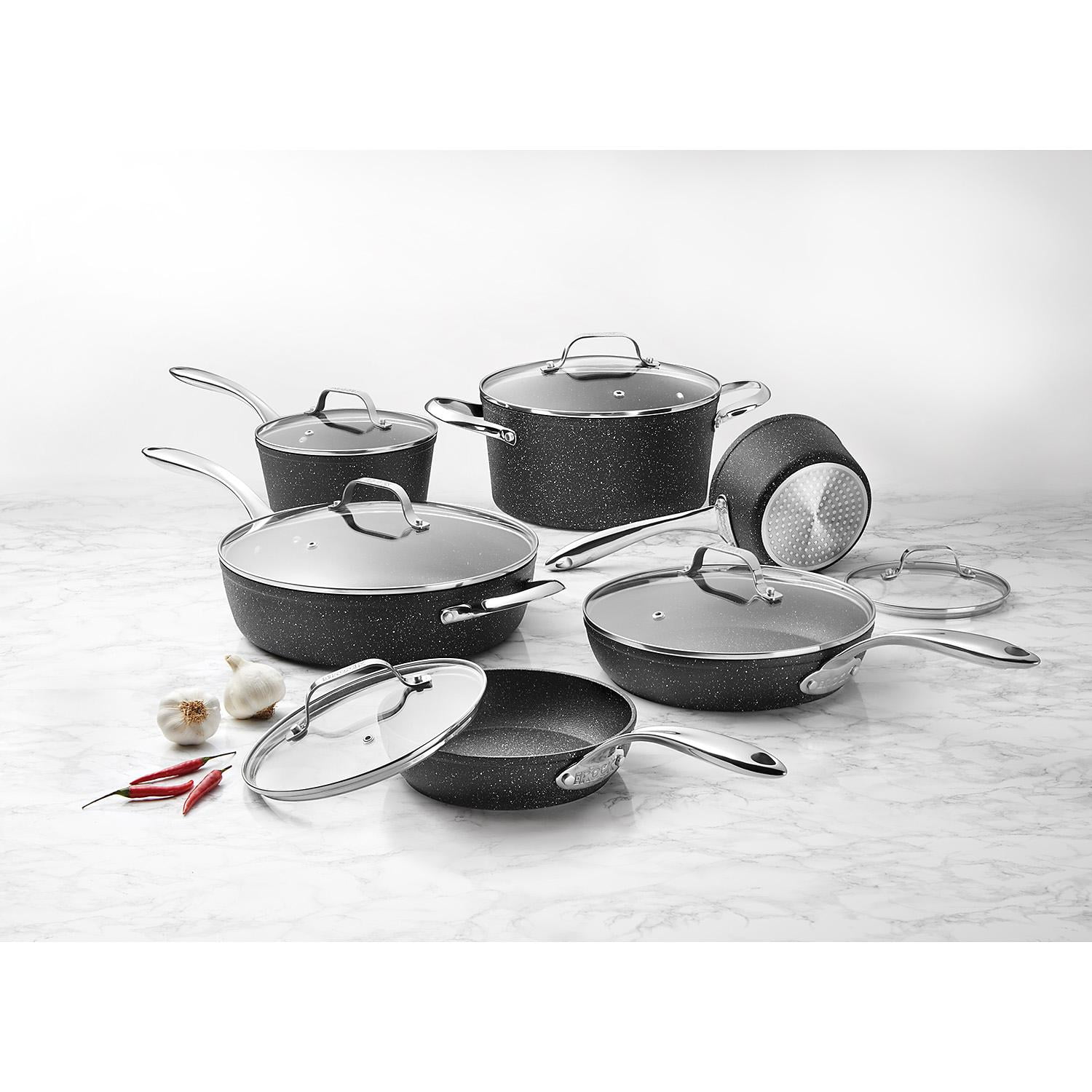 The Rock By Starfrit 12Piece Cookware Set