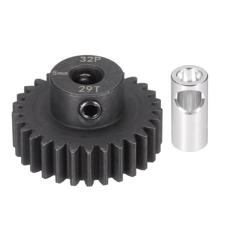 Uxcell 32P 29T Pinion Gear Set with Adapter Shaft 15/16 x 15/16 Motor Gears