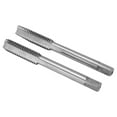 thumbnail image 2 of 2Pcs/Set Machine Métrique Robinet Acier à Grande Vitesse 3 Cannelures Droites Filetage Taraudage ToolM8x1.25, 2 of 14