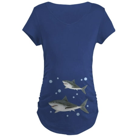 

CafePress - Shark Maternity Dark T Shirt - Maternity Dark T-Shirt