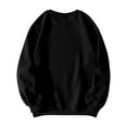 thumbnail image 4 of Dwralegc Womens Sweatshirt Cute Ghost Printed Sweatshirts Long Sleeves Crew Neck Trendy T-Shirts Plus Size Halloween Spooky Season Hoodie Black 2XL, 4 of 5