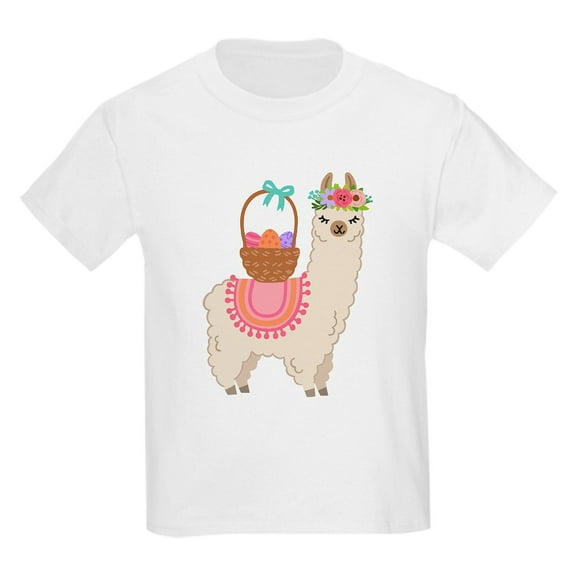 CafePress - EASTER ALPACHA T Shirt - Light T-Shirt Kids XS-XL