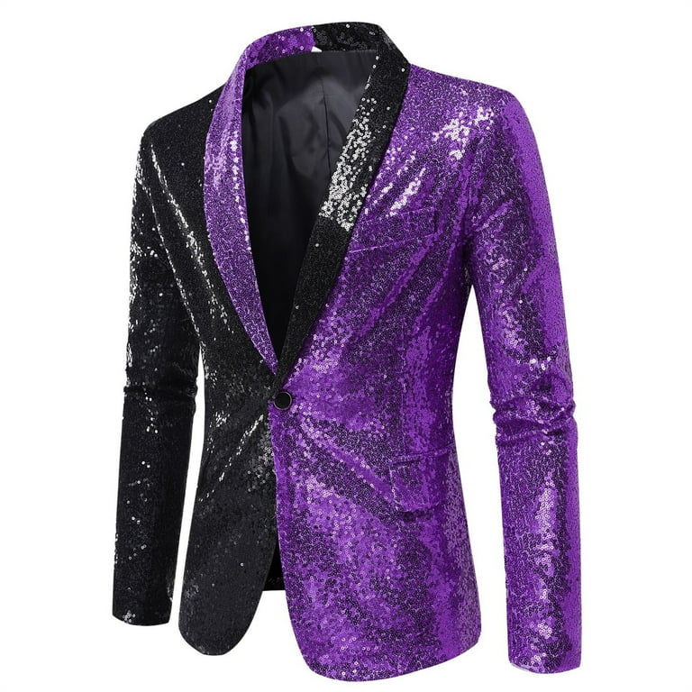 Mens glitter suit jacket best sale