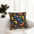 thumbnail image 6 of Yiaed Dinosaurs in Space Print Pillow Covers Super Soft Decorative Square Throw Pillow Covers Case Cushion Covers for Sofa Couch Bedroom Car Decor（No pillow core）-16"x16", 6 of 7