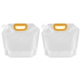 thumbnail image 1 of Unique Bargains 2.5L Collapsible Water Container Bag, Plastic Storage Jug Folding Water Bag, 2Pack Clear, 1 of 7