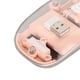 thumbnail image 2 of M Buder Mouse Inalámbrico Bluetooth Transparente 2.4G Recargable 2400 DPI Luz RGB Rosa, 2 of 9