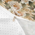thumbnail image 4 of Erosebridal Chic Peony Flower Queen Duvet Cover Set for Girls, Vintage Floral Bedding, Reversible, 3pcs 1 Duvet Cover and 2 Pillowcases, No Comforter, 4 of 6