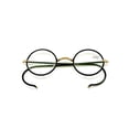 thumbnail image 2 of Retro Reading Glasses Metal Round Frame + 1.0 to + 3.5 Portable Pocket Reader J027-Camo Blue CHINA, 2 of 6