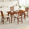 thumbnail image 4 of Costway 2 Set Kitchen Chairs with Rubber Wood Frame Upholstered Seat Hollowed Backrest, 4 of 9