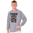thumbnail image 5 of Smore Funny Bros Camping Friends Men Big & Tall Long Sleeve Tee Brisco Brands 2X, 5 of 6