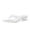 Clear, variant on Cushionaire Toots Thong Strap Jelly Sandals for Women with Low Block Heel