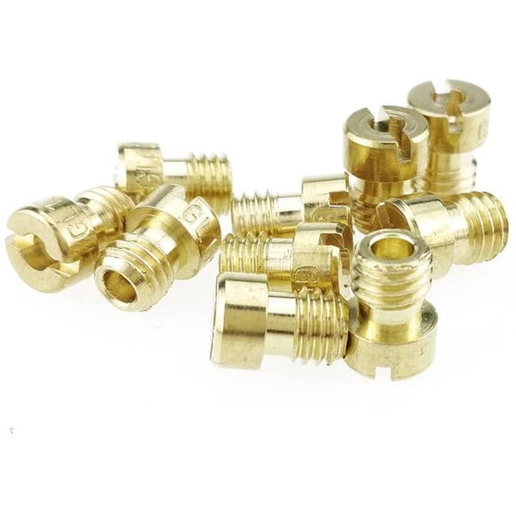 Glixal GY6 125cc 150cc Carburateur Carb CVK Jet Principal 152QMI 157QMJ 100105108110115115120125130135140 (10 pcs set)