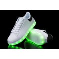 thumbnail image 4 of Hoverkick Mens Shooting Stars LED Sneaker (White / Black), 4 of 6