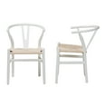 thumbnail image 3 of Wholesale Interiors Baxton Studio Paxton Modern White Finished Wood 2-Piece Dining Chair Set, 3 of 6