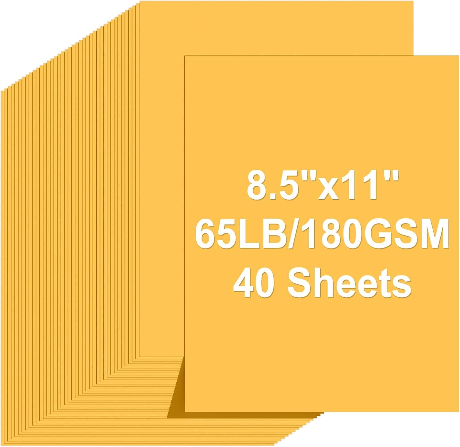 AllWays Plaza Cardstock 8.5 X 11, 40 Sheets Dark Blue Card Stock, 65lb/ 180gsm Copy Paper, Cardstock Printer Paper For Art, Painting, Invitations, DIY Cards, Craft, Construction, Office Supplies