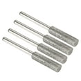 thumbnail image 1 of Unique Bargains 7/32 Inch Diamond Chainsaw Sharpener Sharpening Stone Polishing Grinding File Tool, Silver 4 Pack, 1 of 5