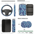 thumbnail image 6 of HUIACONG 14 Pack Tropical Leaves Car Seat Cover Set, Durable Practical Car Interior Accessory Kit, Suitable for Cars Trucks Vans, 6 of 7