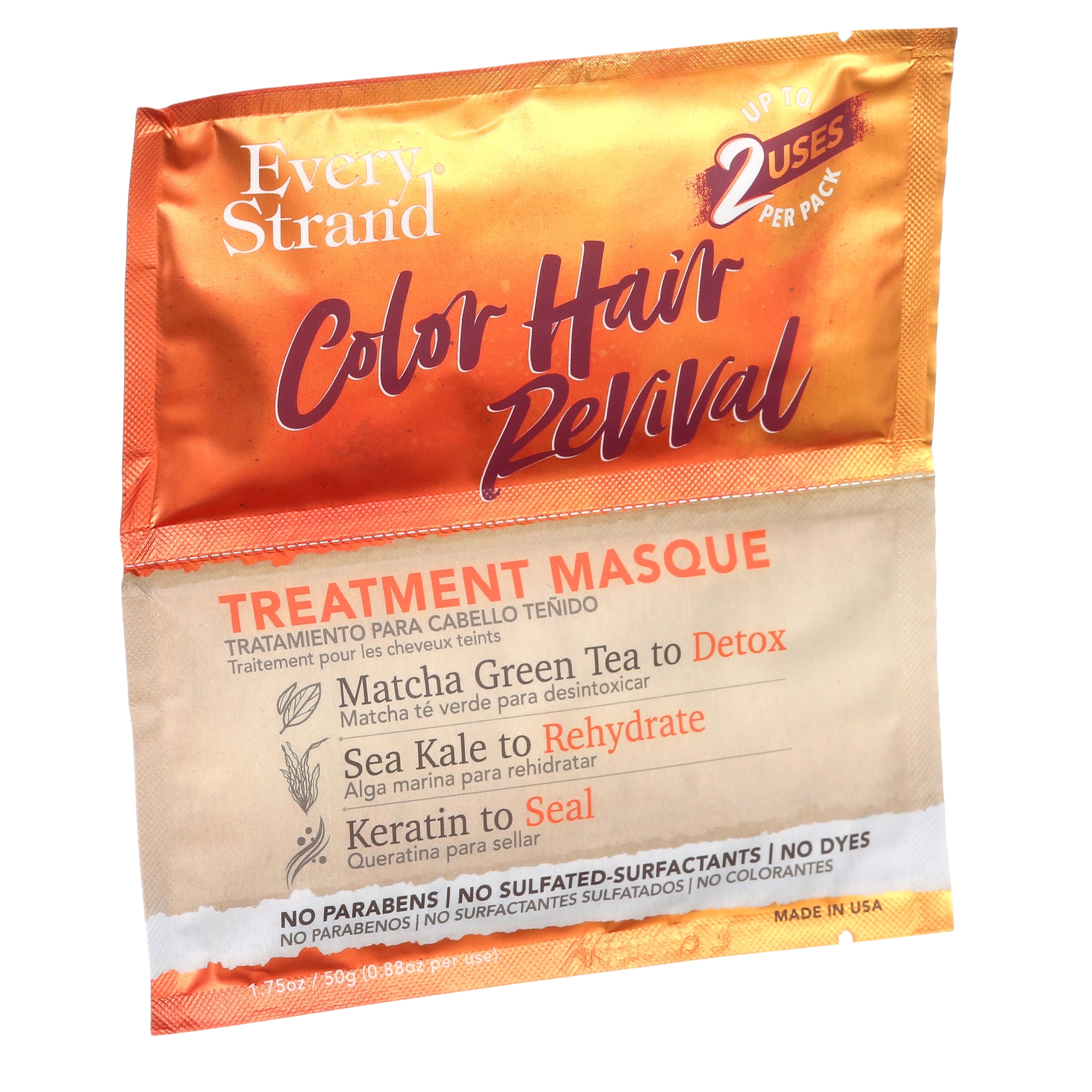 (4 pack) Every Strand Color Hair Revival Treatment Masque, All Hair Types, Moisturizing