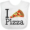 thumbnail image 3 of Inktastic I Heart Pizza Boys or Girls Baby Bib, 3 of 4