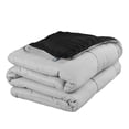 thumbnail image 2 of Edredón Dos vistas Queen Size Rogga Negro - Gris Perla + Almohada Frosty 2, 2 of 8