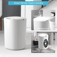 thumbnail image 5 of 12L Intelligent Rubbish Bin Automatic Waste Bin with SmartSensor Kitchen Waste Bin Touchless Bathroom/Office, 5 of 5