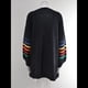 thumbnail image 4 of Cárdigan Abierto para Mujer, Suéter de Punto Holgado con Bloques de Color y Rayas, Abrigo Exterior. Negro XL, 4 of 10