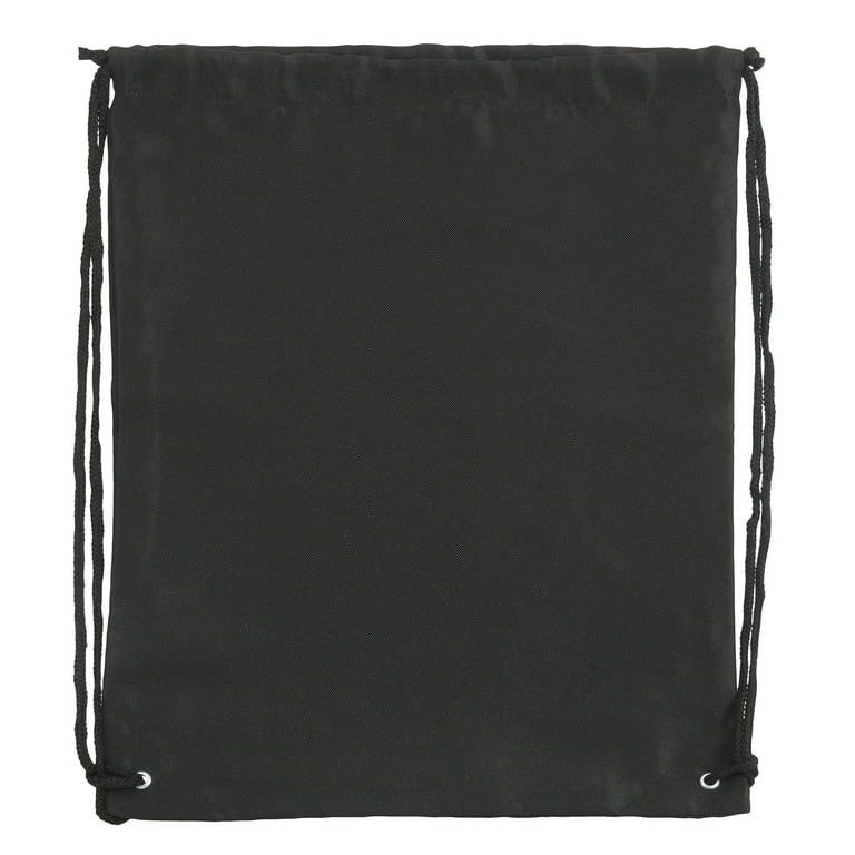Drawstring bag／black Amazon.com | Set of 12 Cinch Sack Drawstring Bags (BLACK