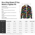 thumbnail image 6 of Picia Colorful Geometric Dog Women's Men's UPF 50+ Sun Protection Hoodie Shirt Long Sleeve SPF Fishing Outdoor UV Hiking Lightweight Shirts-Medium, 6 of 9