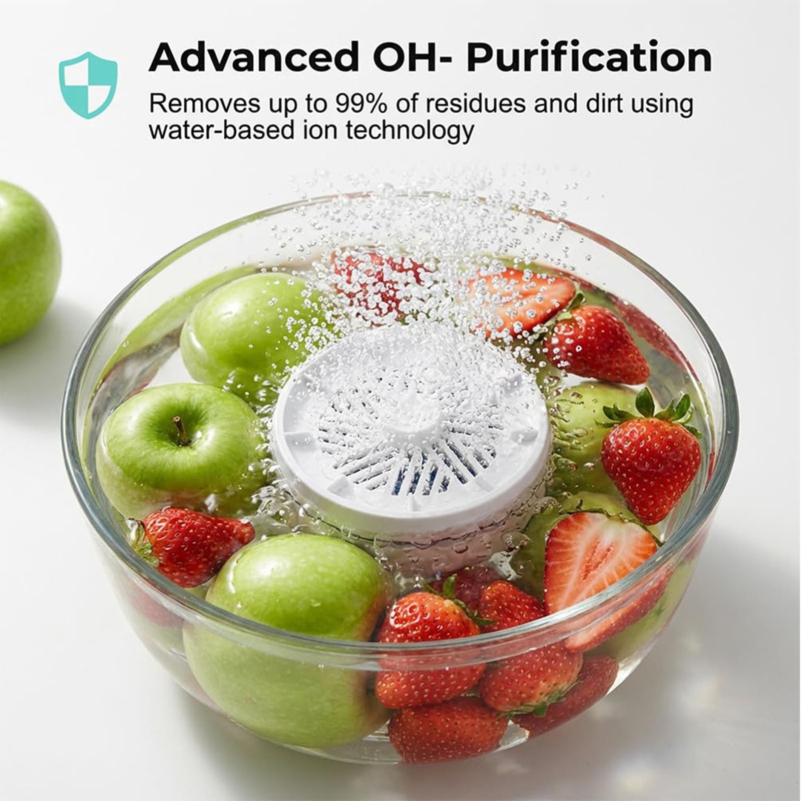 Kitchen Cleaning Supplies All Purpose Kitchen Cleaner Dish Soap Degreaser Wireless Fruit and Vegetable Cleaning and Purifier Green Plastic