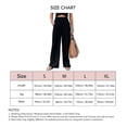 thumbnail image 4 of Women Trousers High Waist Wide Leg Long Pants Casual Loose Trousers for Work Vacation Black M, 4 of 4