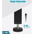 thumbnail image 2 of Bed Support Legs, Heavy Duty Metal Material Adjustable Range Bed Frame Center Support for Furniture Stability (4PCS), 2 of 5