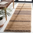 thumbnail image 2 of SAFAVIEH Natural Fiber Seanna Striped Runner Rug, Natural/Brown, 2'3" x 8', 2 of 8