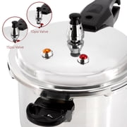 MegaChef 3 Quart Aluminum Stovetop Pressure Cooker, Induction Compatible