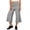 Grey, variant on Womens Petite Pants High Waist Wide Leg Cotton Palazzo Pants for Women Cropped Trousers for Women Drawstring Cotton Lounge Pants Women Business Casual Outfits
