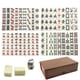 thumbnail image 4 of Mini juego de Mahjong portátil | Melamina, fichas ligeras de 20 x 14 x 10 mm | 144 cartas, incluyendo dados de flores | Mahjong de bolsillo ideal para viajes, entretenimiento y fiestas., 4 of 5
