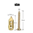 thumbnail image 6 of 30Sets Self Drilling Drywall Anchors with Screws Kit , Metal Expansion Bolt for Drywall Heavy Duty Hanging, 12x30mm No Pre-Drilling Needed, 6 of 7