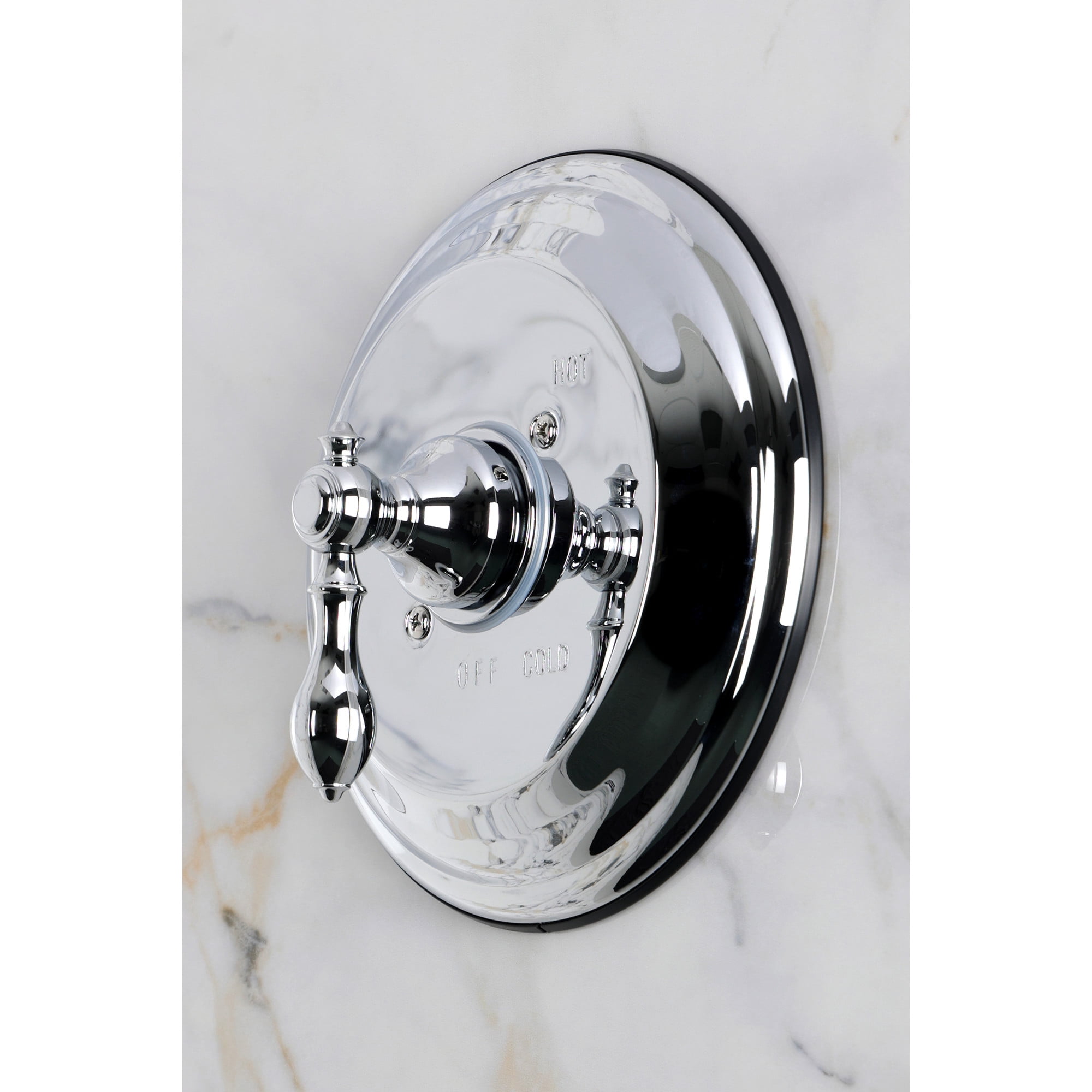 Kingston KB3631ACLE American Classic Single-Handle Pressure Balanced Shower Valve and Trim Set - Valve Included in Polished Chrome