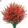 thumbnail image 3 of PULLIMORE 16 Bundles Artificial Flowers Plants UV Resistant Vine Fake Plant for Garden Porch Window Box Home Wedding Office Decor (Red), 3 of 9