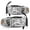 Chrome Amber, variant on For 1994-2002 Dodge Ram 1500 2500 3500 Black Housing Headlights 94-02 Pair Headlamp