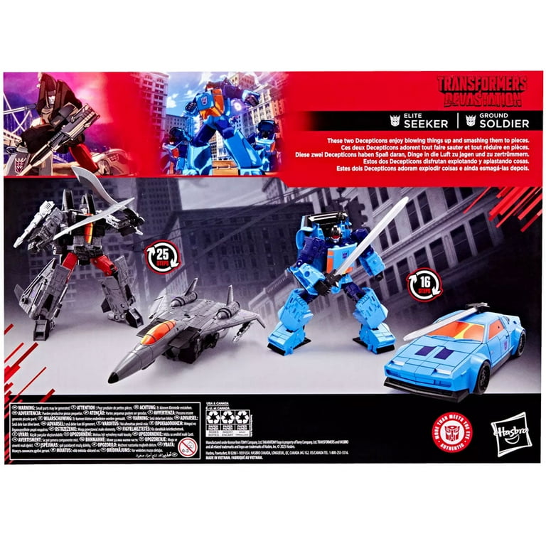 Hasbro Transformers Elite Seeker & Ground Soldier 2-Pack, 6 Inch